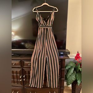 Blue Blush Jumpsuit. Size L.